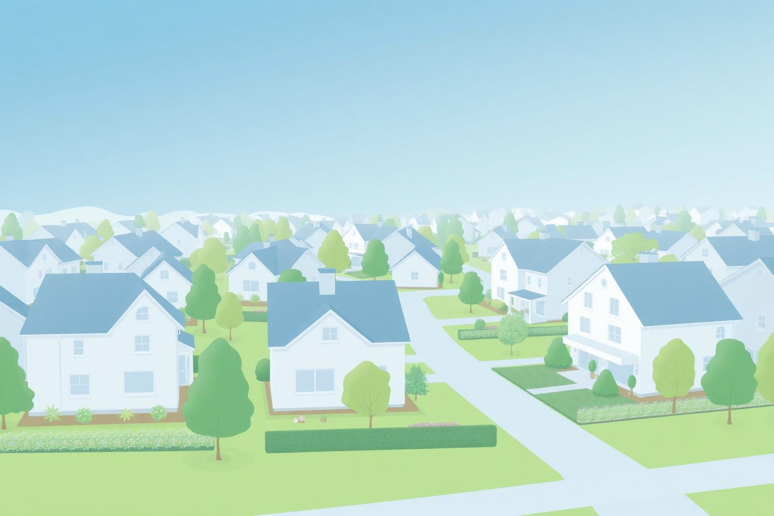 Peaceful community neighborhood